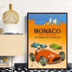 vintage formula 1 poster