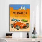 vintage formula 1 poster