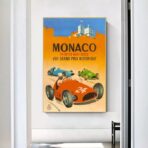 vintage formula 1 poster
