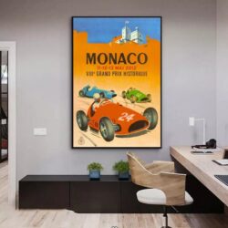 vintage formula 1 poster