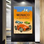 vintage formula 1 poster