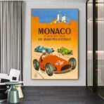 vintage formula 1 poster