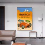 vintage formula 1 poster