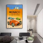 vintage formula 1 poster