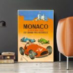 vintage formula 1 poster