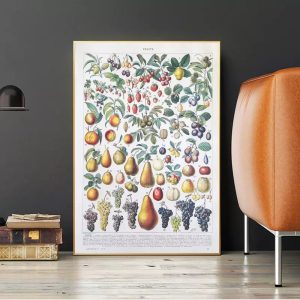 vintage fruit poster 1