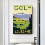 vintage golf poster