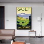 vintage golf poster