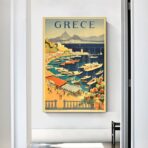vintage greece poster