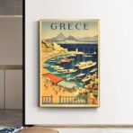 vintage greece poster