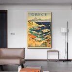 vintage greece poster