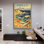 vintage greece poster