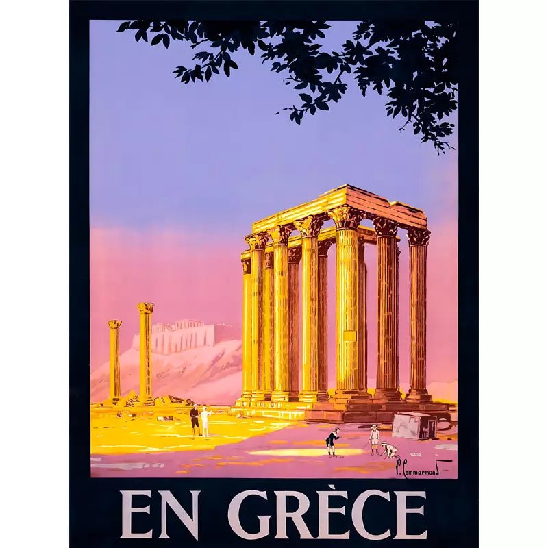 vintage greek poster vintage greek poster