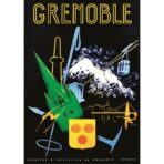 vintage poster grenoble