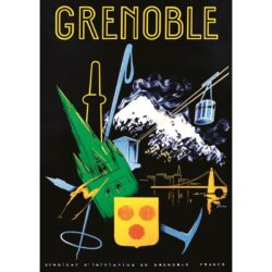 vintage poster grenoble