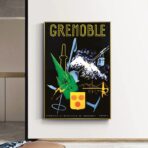 vintage poster grenoble