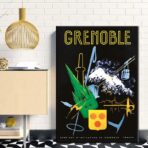 vintage poster grenoble