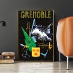 vintage poster grenoble