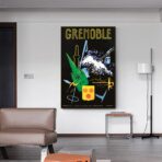 vintage poster grenoble
