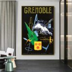 vintage poster grenoble
