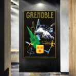 vintage poster grenoble
