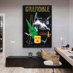 vintage poster grenoble