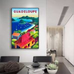 vintage poster guadeloupe