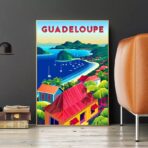 vintage poster guadeloupe