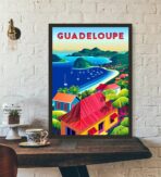 vintage poster guadeloupe