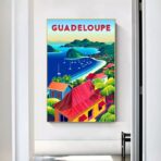 vintage poster guadeloupe