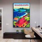 vintage poster guadeloupe