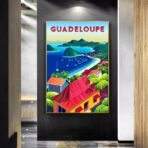 vintage poster guadeloupe