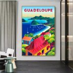 vintage poster guadeloupe