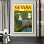 vintage poster guyana