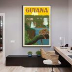 vintage poster guyana