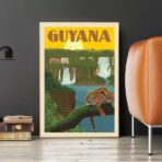 vintage poster guyana