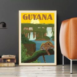 vintage poster guyana