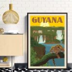 vintage poster guyana