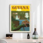 vintage poster guyana