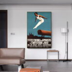 vintage gymnastics poster