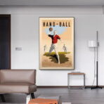 vintage handball poster
