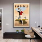 vintage handball poster
