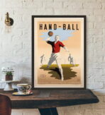 vintage handball poster