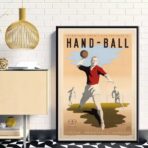 vintage handball poster