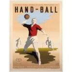 vintage handball poster
