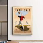 vintage handball poster