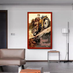 vintage harley davidson poster
