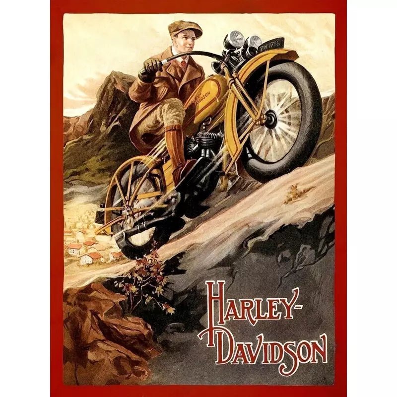 vintage harley davidson poster vintage harley davidson poster
