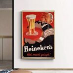 vintage heineken poster