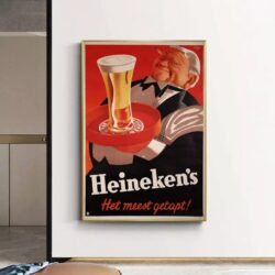 vintage heineken poster